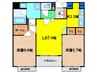 エステムプラザ梅田WEST 2LDKの間取り