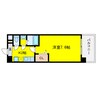 メゾン西梅田 1Kの間取り