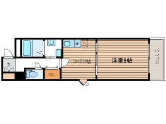 間取図 プレミュール阿波座