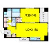 Ｋ・Ｈ・Ｅ 1LDKの間取り