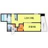 Ｋ・Ｈ・Ｅ 1LDKの間取り