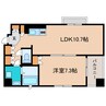 Ｋ・Ｈ・Ｅ 1LDKの間取り