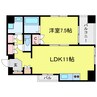 Ｋ・Ｈ・Ｅ 1LDKの間取り