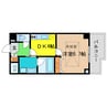 アルグラッド野田阪神 1DKの間取り