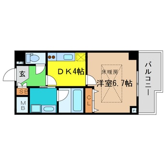 間取図 アルグラッド野田阪神