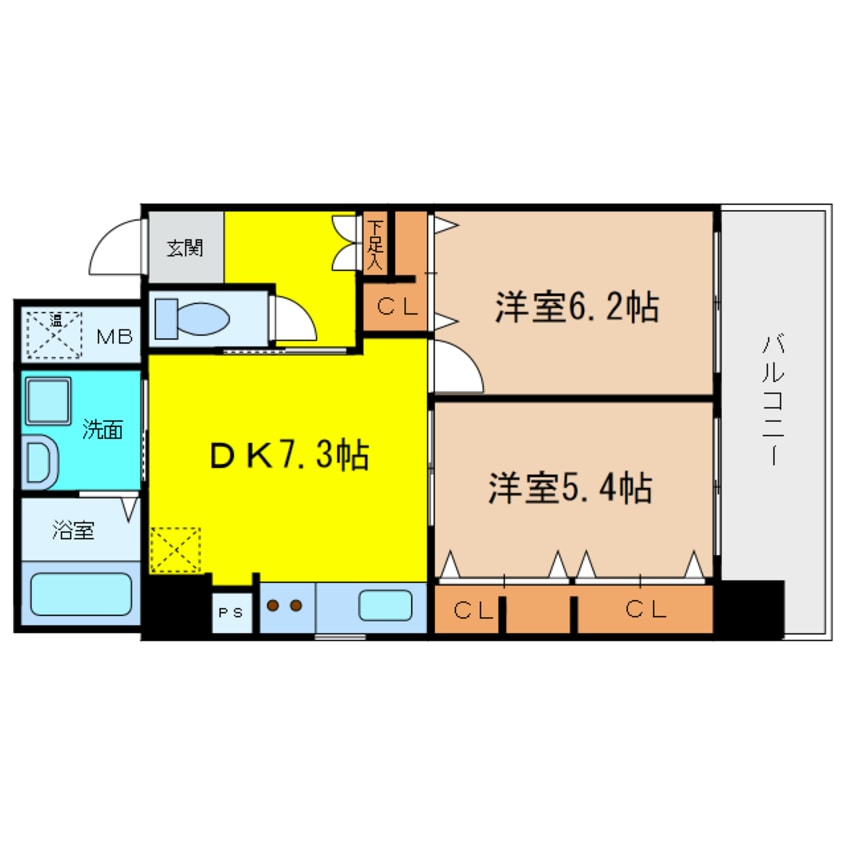 間取図 エスポルテ福島