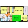 キングマンション梅田 3LDKの間取り