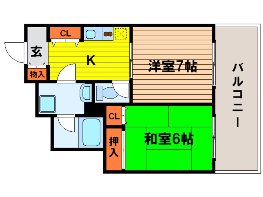 間取図 エトワール北梅田