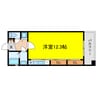 フォレステージュ靱公園 1Rの間取り