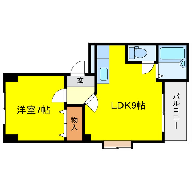 間取り図 サンエイト福島