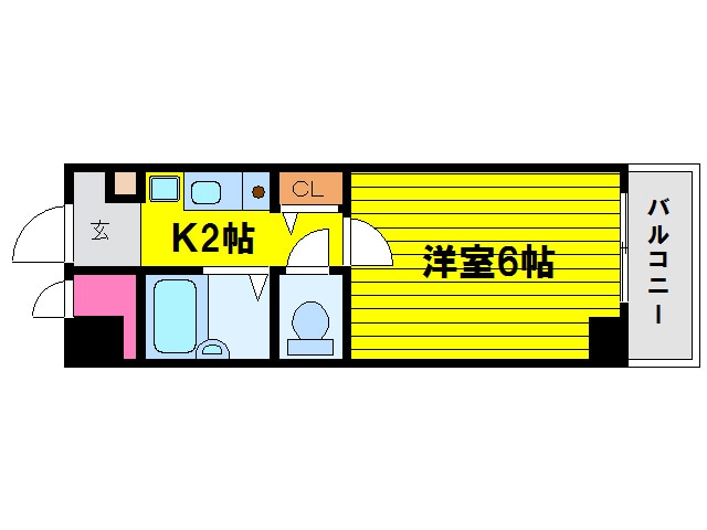 間取り図 リーガル塚本Ⅱ