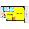 Ｇｒａｎｄ　Ｐａｒc西梅田 1DKの間取り