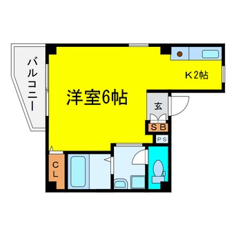 間取図 プライムコート浦江公園