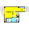プライムコート浦江公園 1Kの間取り