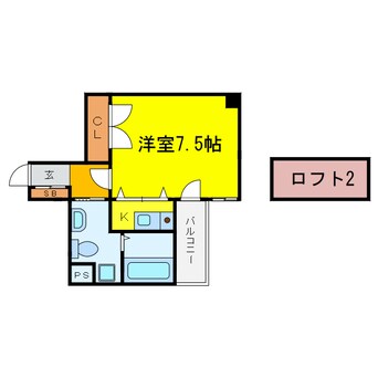間取図 W.O.B FUKUSIMA