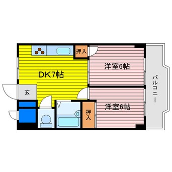 間取図 大淀ハイツ