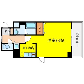 間取図 エスライズ中之島WEST