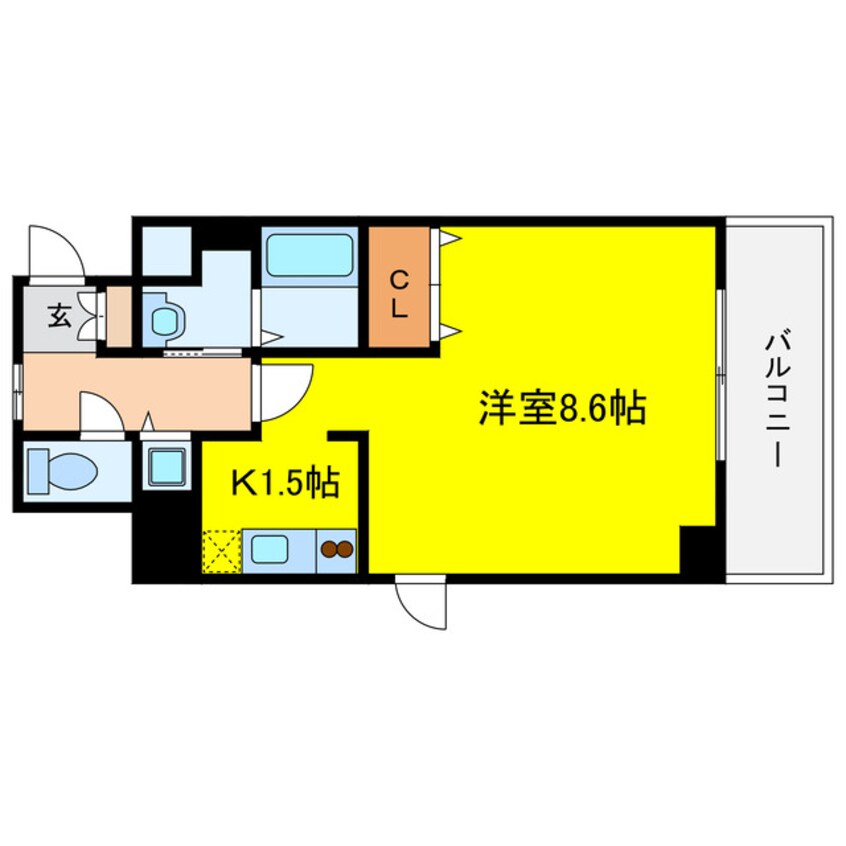 間取図 エスライズ中之島WEST