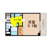 エスライズ中之島WEST 1Kの間取り