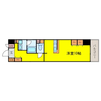 間取図 天満リバーサイドプラザ