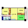 シャトー西梅田マンション 3LDKの間取り