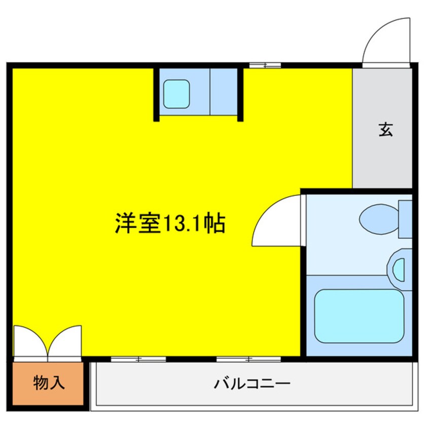 間取図 コーポ福島Ⅰ