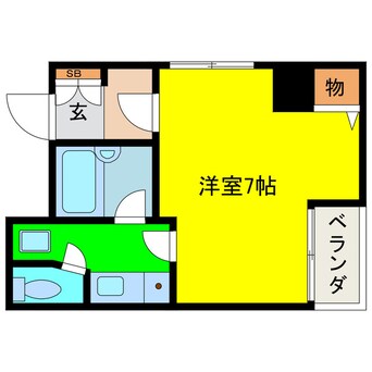 間取図 パセオ江戸堀