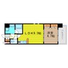 アーバネックス福島 1LDKの間取り