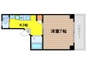 サクラ福島 1Kの間取り