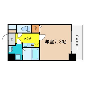 間取図 ＣＡＳＳＩＡ福島駅前