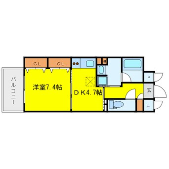 間取図 アルグラッド野田駅前