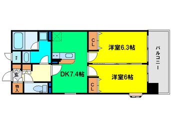 間取図 アルグラッド野田駅前