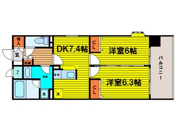 間取図 アルグラッド野田駅前