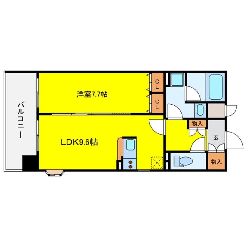 間取図 アルグラッド野田駅前