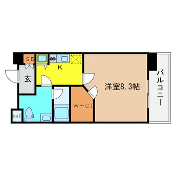 間取図 レジュールアッシュ福島