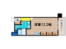 レジュールアッシュ福島 1Rの間取り