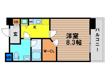 間取図 レジュールアッシュ福島