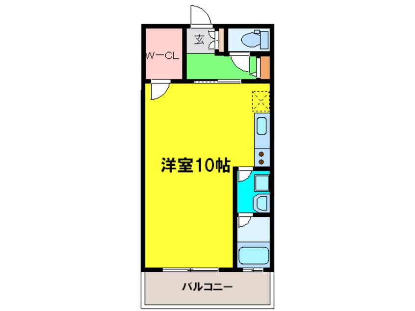 間取図 レジュールアッシュ福島
