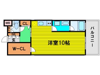 間取図 レジュールアッシュ福島