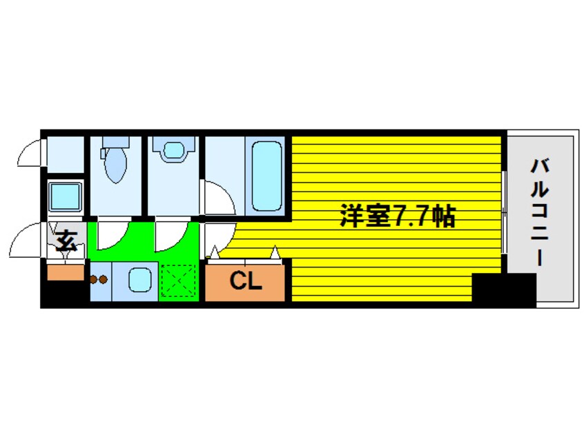 間取図 Ｓ-ＲＥＳＩＤＥＮＣＥ福島Ｌｕｘｅ