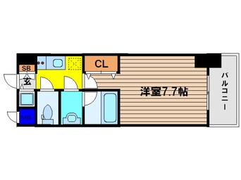 間取図 Ｓ-ＲＥＳＩＤＥＮＣＥ福島Ｌｕｘｅ