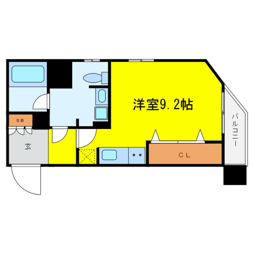 間取図 レジディア江戸堀