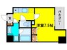 レジディア江戸堀 1Kの間取り