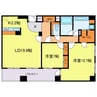 レジディア心斎橋ウエスト 2LDKの間取り
