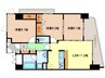 淀川ウエストタワー 3LDKの間取り
