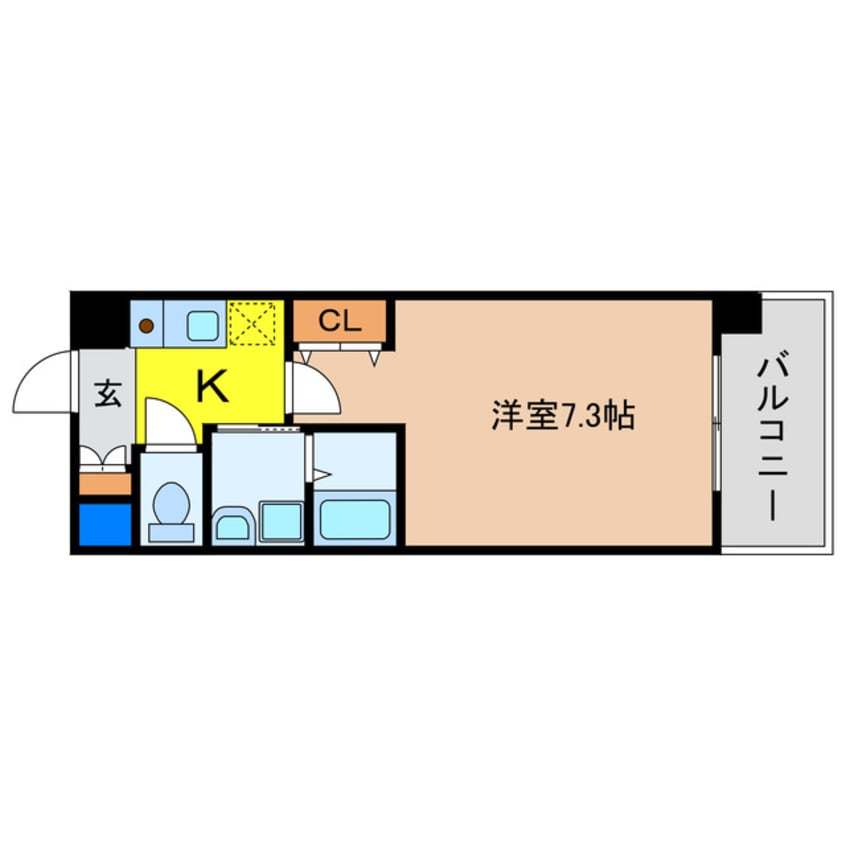 間取図 アスリート本町リバーウエスト