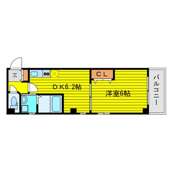 間取図 アパートメント玉川