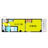 アパートメント玉川 1DKの間取り