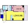 ボヌーリア 1LDKの間取り