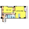 グレンパーク梅田北 1LDKの間取り
